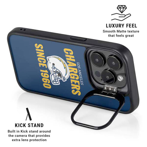 NFL Los Angeles Chargers Helmet iPhone 15 Pro Kickstand Case